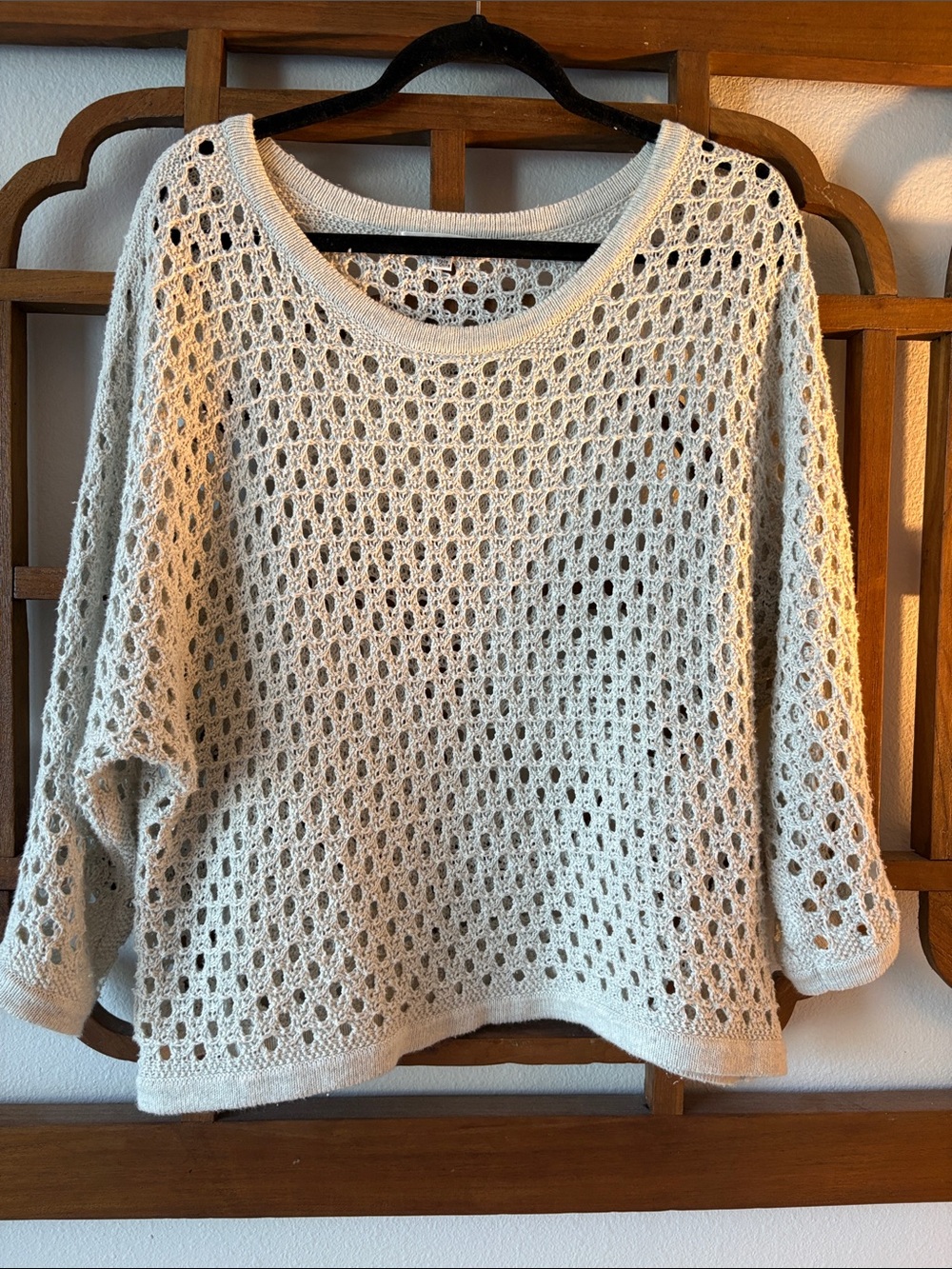CABI Crochet Sweater